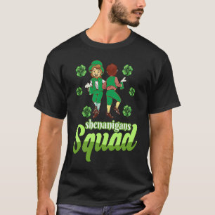 Camiseta Dia de São Patrício de Esquadrão Shenanigans