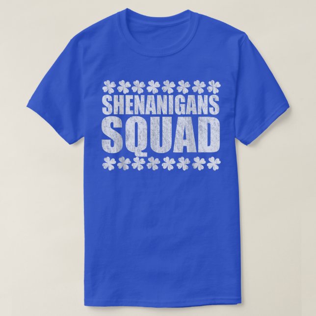 Camiseta Dia de São Patrício de Esquadrão Shenanigans 2023 (Frente do Design)