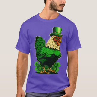 Camiseta Dia de São Patrício de frango 2