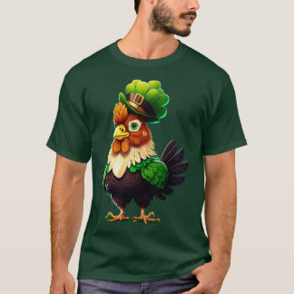 Camiseta Dia de São Patrício de frango 7