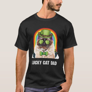 Camiseta Dia de São Patrício de Pai de Gato de Javanês, Luc