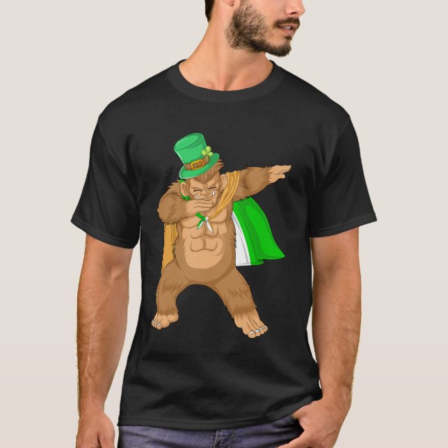 Camiseta Dia de São Patrício de pé-grande (Frente)