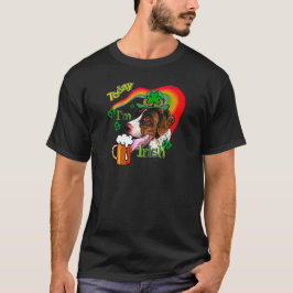 Camiseta Dia de São Patrício de ponteiro curto alemão