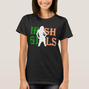 Camiseta Dia de São Patrício de raparigas irlandesas