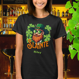 Camiseta Dia de São Patrício de torrada irlandesa do Slaint