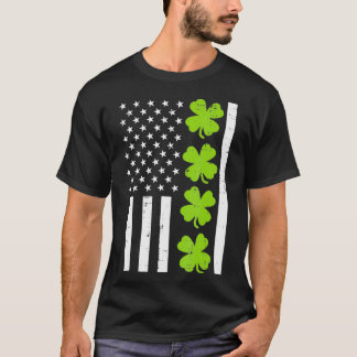 Camiseta Dia de São Patrício de Vestuário do Shamrock da ba