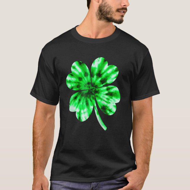 Camiseta Dia de São Patrício de Vestuário Verde do Irish Lu (Frente)
