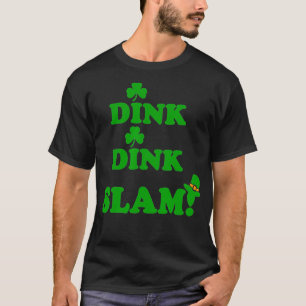 Camiseta Dia de São Patrício deslizante Dink Dink da Bateri