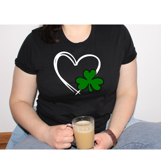 Camiseta Dia de São Patrício do orgulho irlandês do trevo d (Criador carregado)