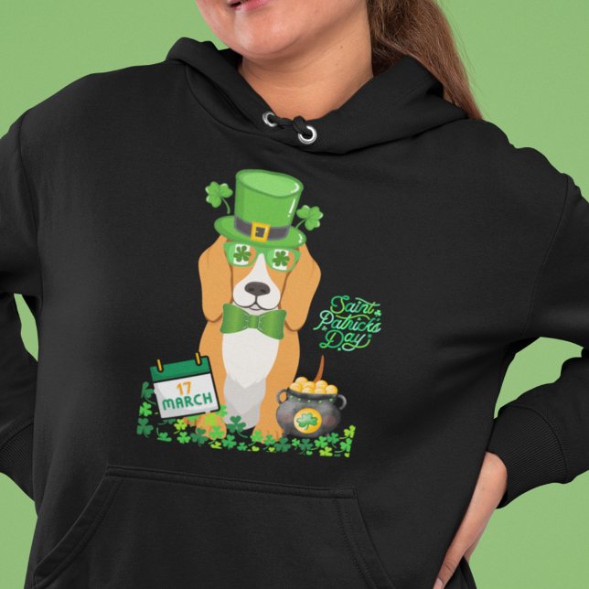 Camiseta Dia de São Patrício do ouro Retriever (Golden Retriever Dog St Patricks Day)
