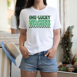 Camiseta Dia de São Patrício do Professor Sortudo