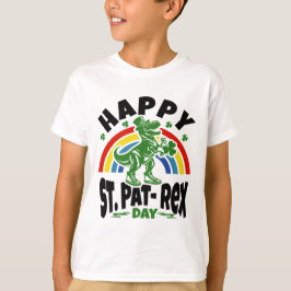 Camiseta Dia de São Patrício do T-Rex