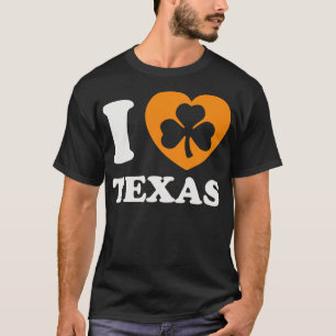 Camiseta Dia de São Patrício do Texas Irish Houston Dallas