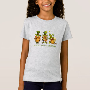 Camiseta Dia de São Patrício dos Gnomos Mais Altos do Lep