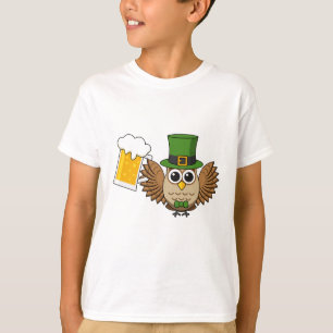 Camiseta Dia de São Patrício Engraçado de Cerveja Bebendo