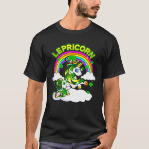Camiseta Dia de São Patrício Engraçado Lucky Lepricorn U