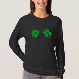 Camiseta Dia de São Patrício Engraçado Para Mulheres E Casa
