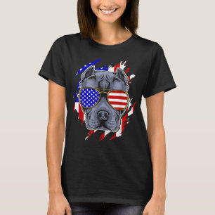 Camiseta Dia de São Patrício engraçado, um pitbull da mama