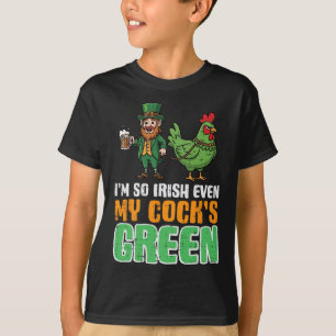 Camiseta Dia de São Patrício Estou Tão Irlandês Mesmo Meu V