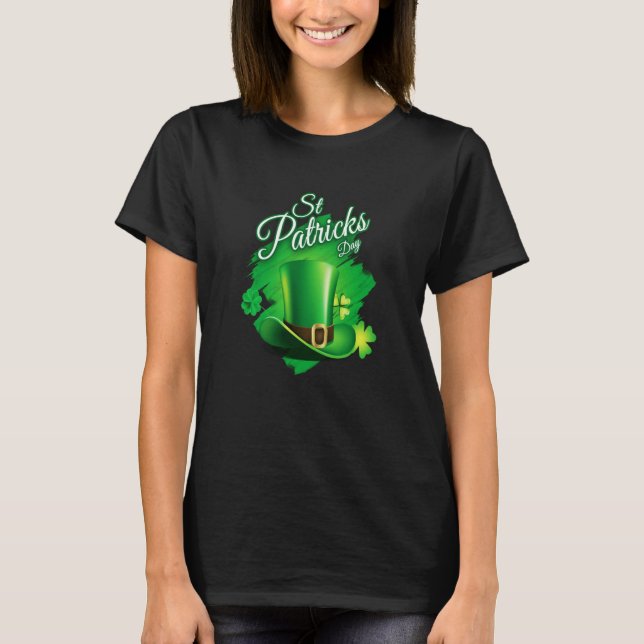 Camiseta Dia de São Patrício feliz (Frente)