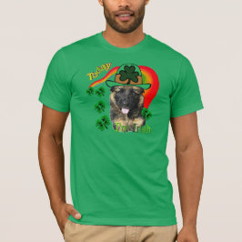 Camiseta Dia de São Patrício german shepherd