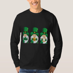 Camiseta Dia de São Patrício, gnomos verdes, ditado irlandê