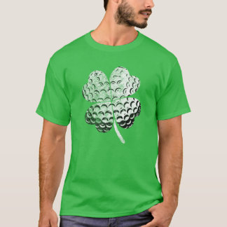 Camiseta Dia de São Patrício Golf Shamrock Golf Dia de São