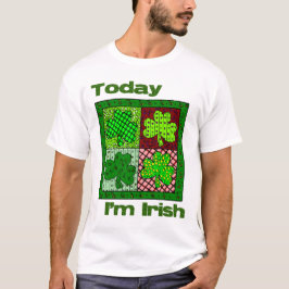 Camiseta Dia de São Patrício hoje eu sou irlandês