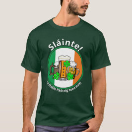 Camiseta DIA DE SÃO PATRÍCIO Irish Flag Beer