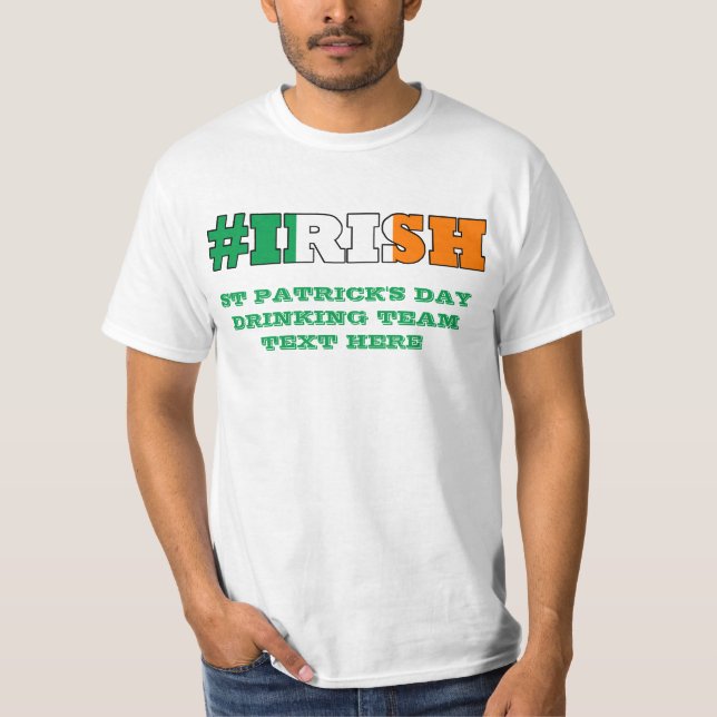 Camiseta Dia de São Patrício irlandês (Frente)