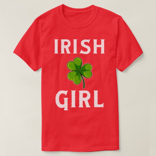 Camiseta Dia de São Patrício Irlandês (Frente do Design)