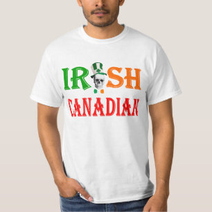 Camiseta Dia de São Patrício irlandês canadiano