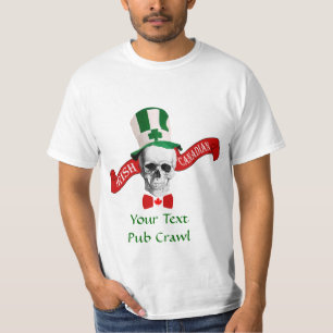 Camiseta Dia de São Patrício irlandês canadiano