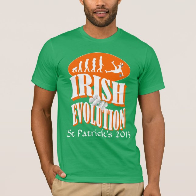 Camiseta Dia de São Patrício irlandês engraçado (Frente)