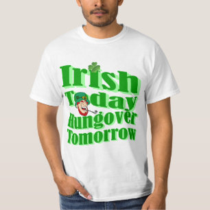 Camiseta Dia de São Patrício irlandês engraçado