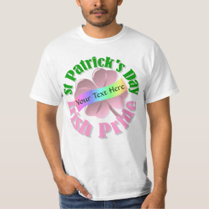 Camiseta Dia de São Patrício irlandês gay