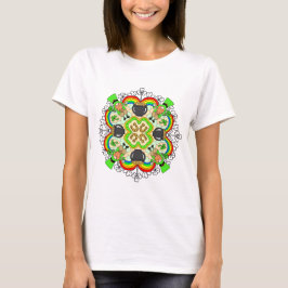 Camiseta Dia de São Patrício | Irlandês inspirado Mandala