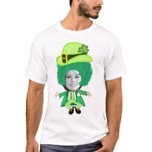 Dia de São Patrício Irlandês Jig, Foto Frame Head