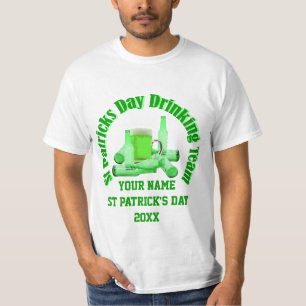 Camiseta Dia de São Patrício Irlandês Personalizado