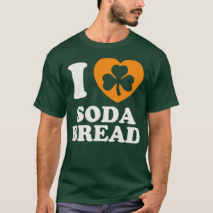 Camiseta Dia de São Patrício Irlandês Soda Bread Shamrock H