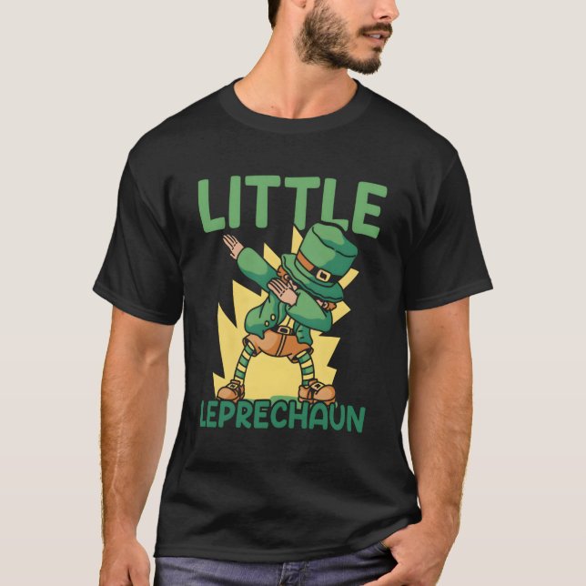 Camiseta Dia de São Patrício Leprechaun Shamrock Paddys Day (Frente)