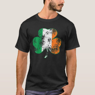 Camiseta Dia de São Patrício Lucky Irish Clover