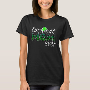 Camiseta Dia de São Patrício Lucky Irish Shamrock C Lucky M