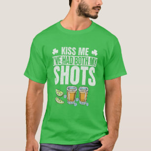Camiseta Dia de São Patrício Me Beije Não Se Preocupe Qu