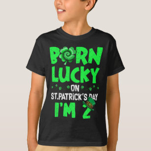 Camiseta Dia de São Patrício Menino Menina 2 Anos de Idade