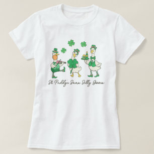 Camiseta Dia de São Patrício Mesmo Ganso Bobo Dia de São Pa