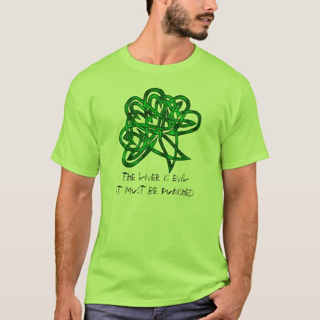 Camiseta Dia de São Patrício no verde (Frente)