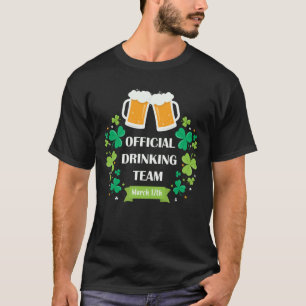 Camiseta Dia de São Patrício Oficial da Equipe do Bebendo T