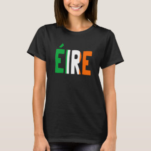 Camiseta Dia de São Patrício para Santo Paddy's Flag Irelan