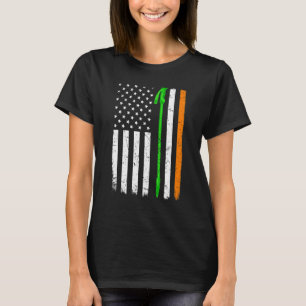 Camiseta Dia de São Patrício Patriótico Caminhando Irlandês
